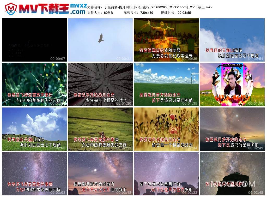 子墨清漓-揽月同行_国语_流行_YE700296